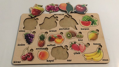 Ahşap Meyve Puzzle